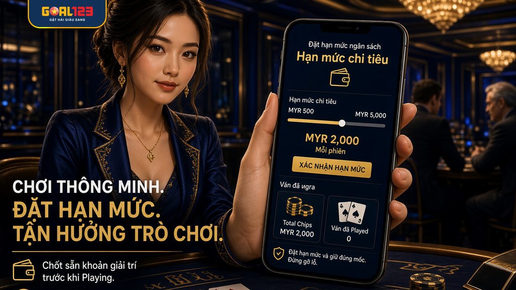 Bảng hiển thị thông số bài và các thao tác rút hoặc dừng trong ván xì dách. 